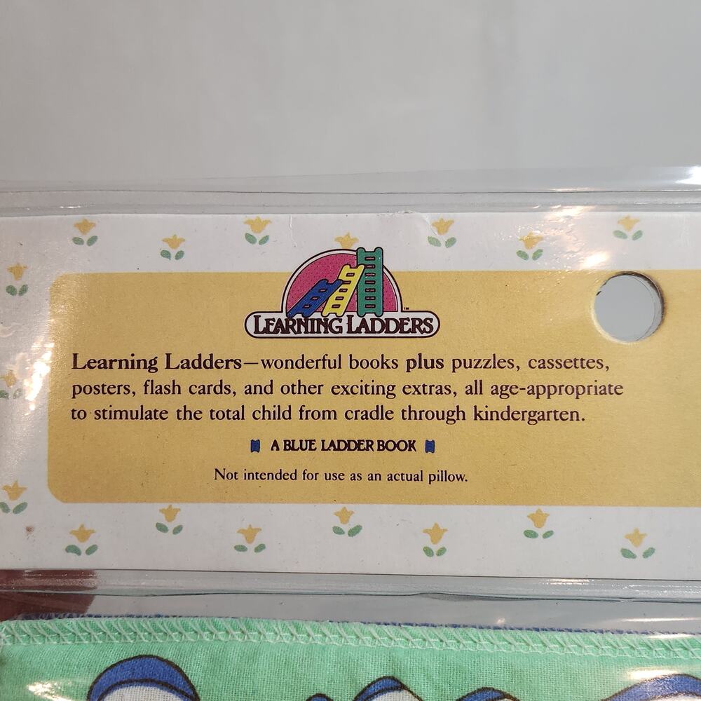 1998 My Pillow Book Soft Baby Toddler Vintage Learning Ladders Random House New - Picture 3 of 8